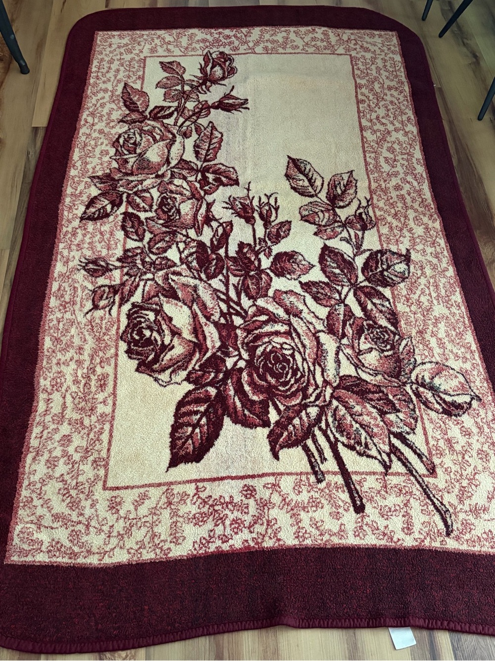 Vintage San Marcos Rose blanket